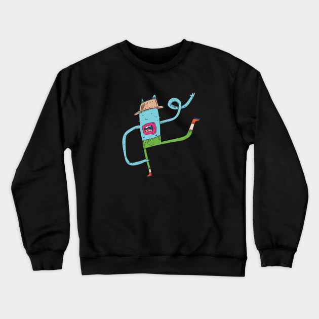 Mr Hat Crewneck Sweatshirt by now83